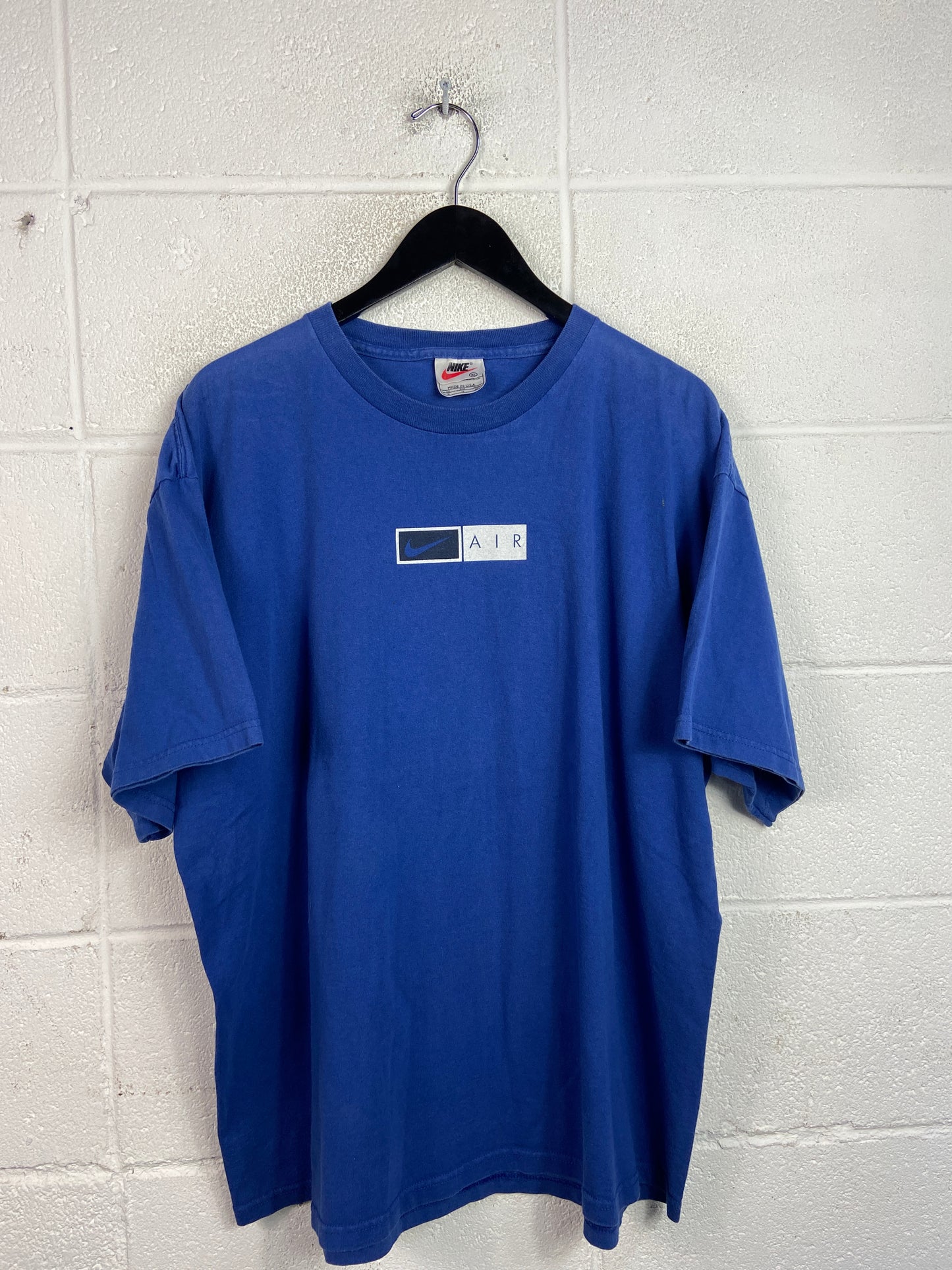 VTG Nike Air Blue Banner Tee Sz XL/2XL