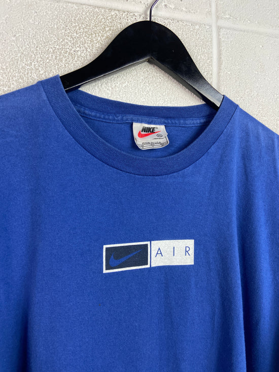 VTG Nike Air Blue Banner Tee Sz XL/2XL
