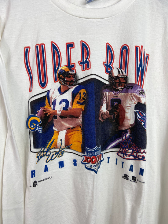 VTG Super Bowl Tennessee Titans LS Tee Sz XL
