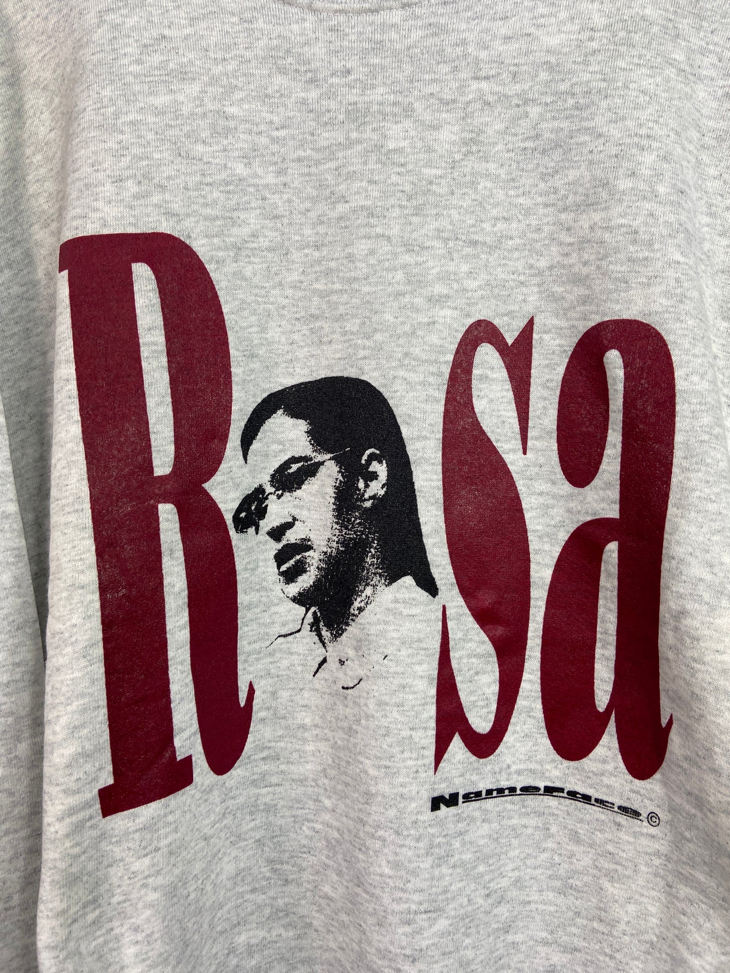 VTG Rosa Parks Nameface Spellout Sweatshirt Sz XL