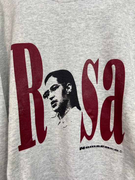VTG Rosa Parks Nameface Spellout Sweatshirt Sz XL