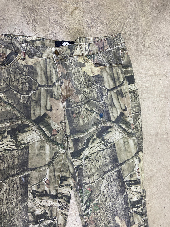 Camo Mossy Oak Low Rise Wmns Jeans Sz 36x29