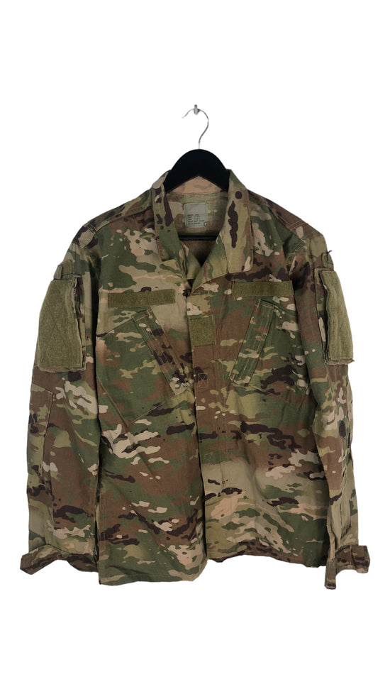 Military NOS Camo Combat Jacket Sz L