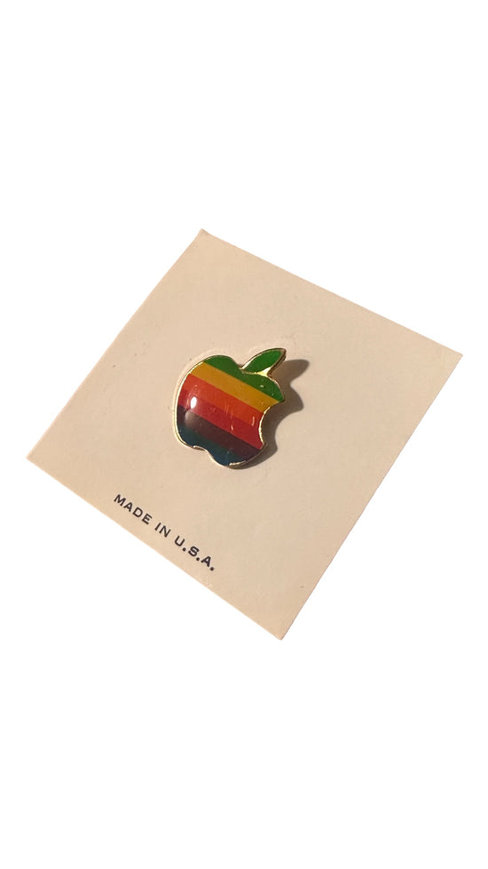 VTG Early 90s Apple Logo Hat Pin