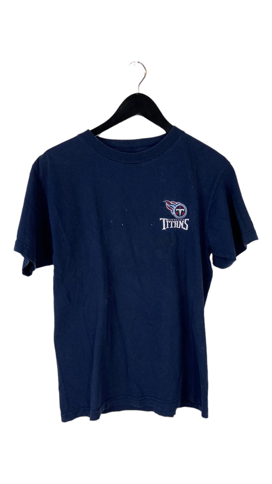 VTG Tennessee Titans Navy Logo Tee Sz M