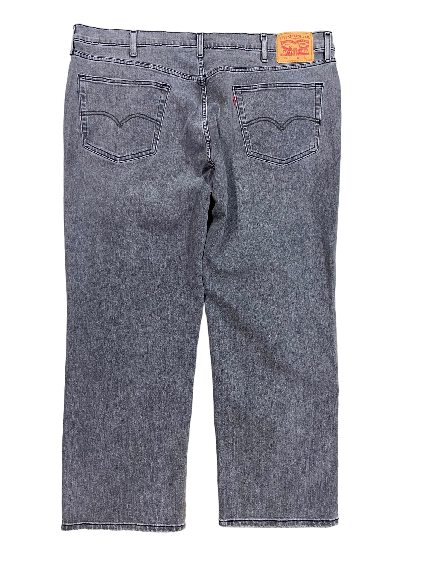 Levi's 559 Gray Relaxed Fit Jeans Sz 46x30