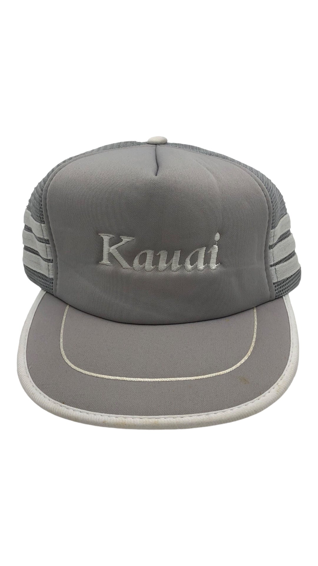 VTG Kauai Hawaii Triple Stripe Trucker Hat