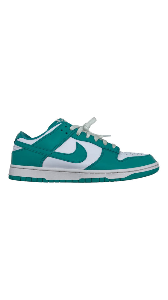 Preowned Nike Dunk Low Clear Jade Sz 10M/11.5W