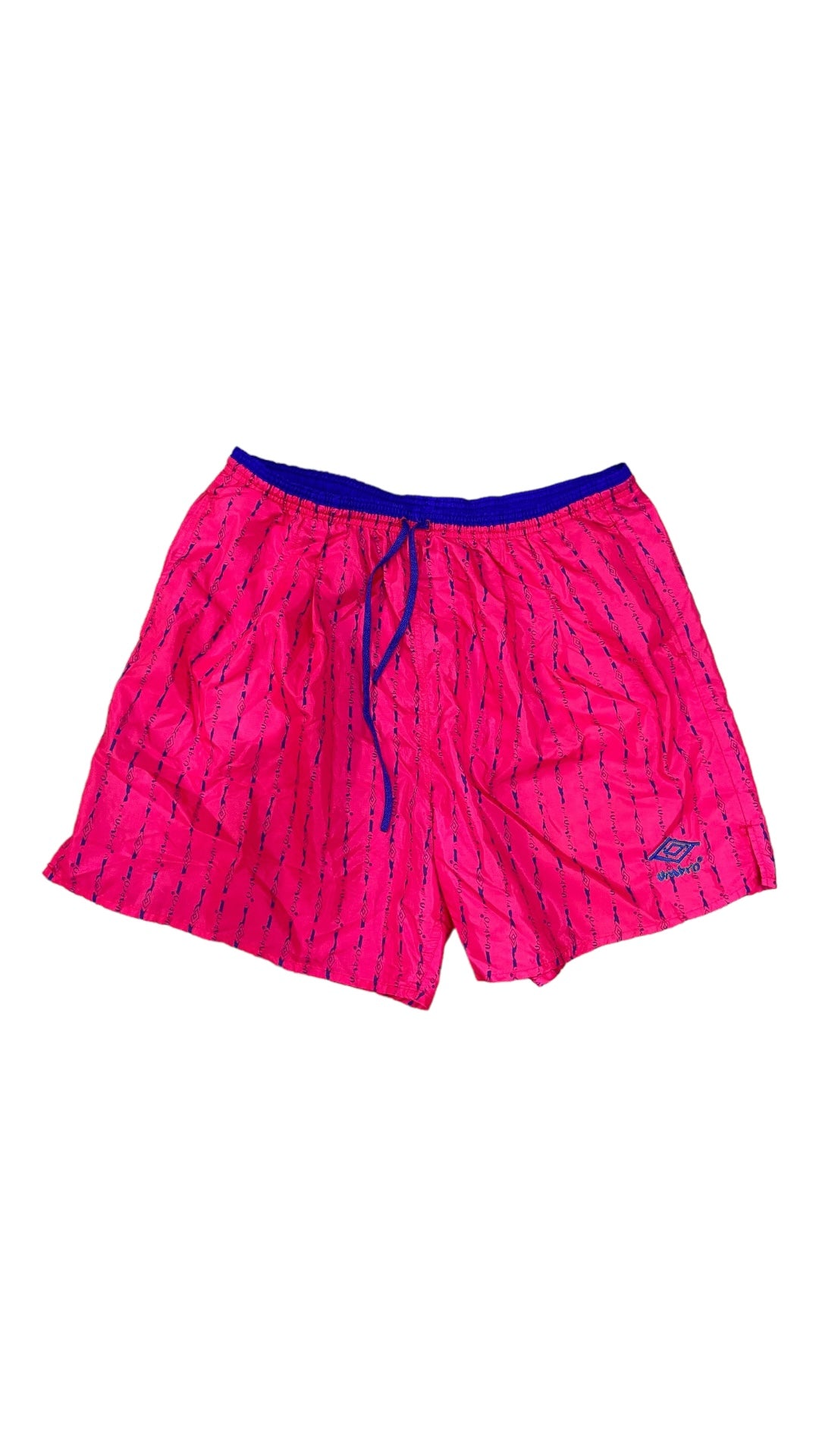 VTG Umbro Pink Soccer Shorts Sz XL