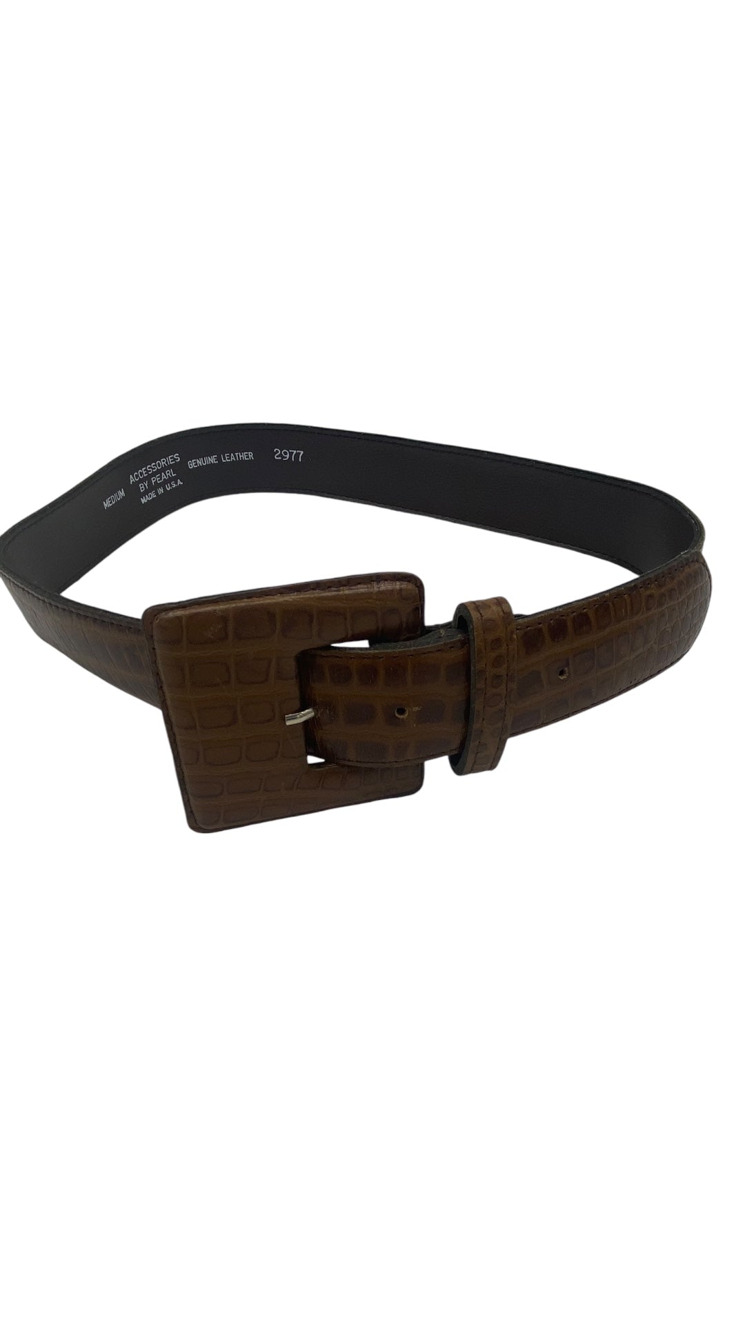 Brown Leather Belt Sz M