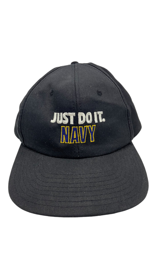 VTG Nike Navy College Just Do It Snapback