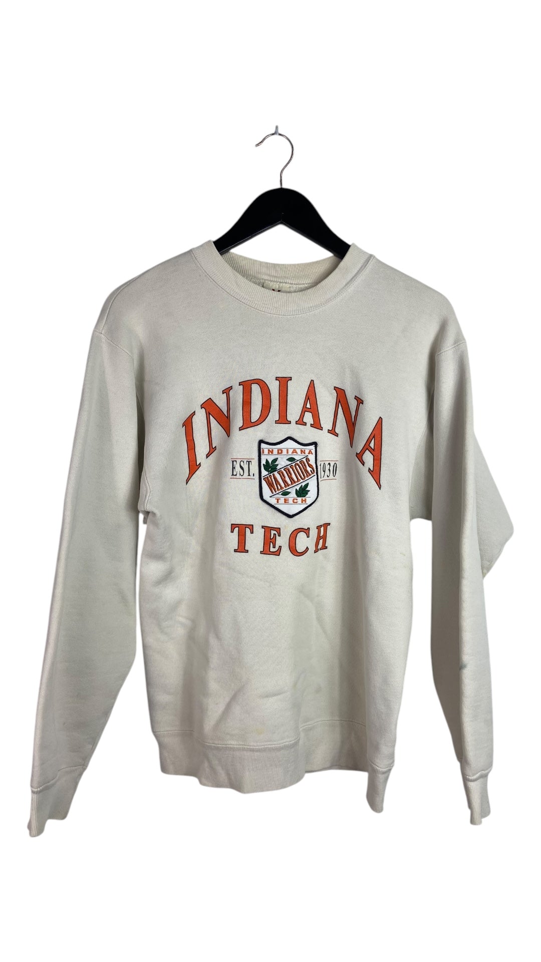 VTG Indiana Tech Warriors Sweatshirt Sz M