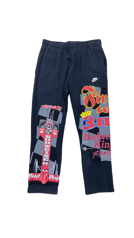 Denim Donna Reworked Bud Racing Sweatpants Sz M