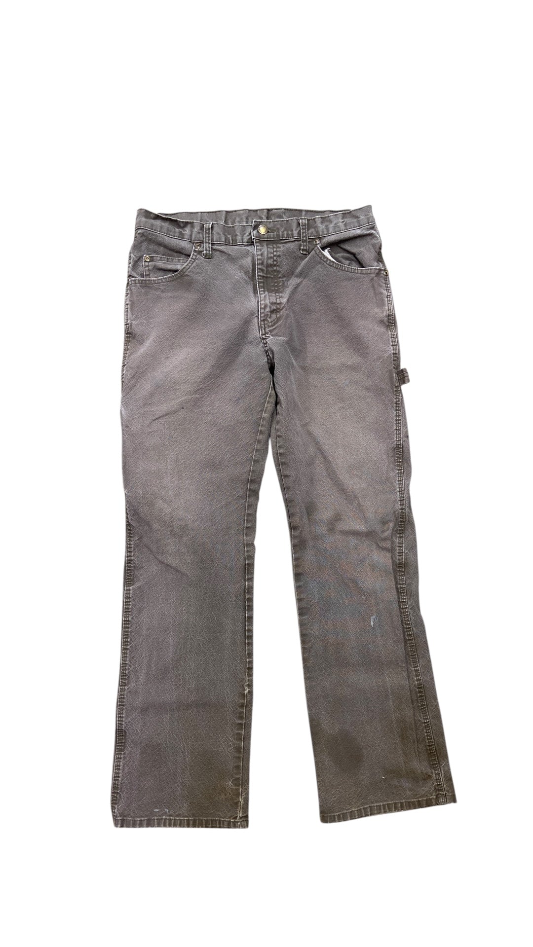 VTG Dickies Grey Carpenter Pants Sz 33x32