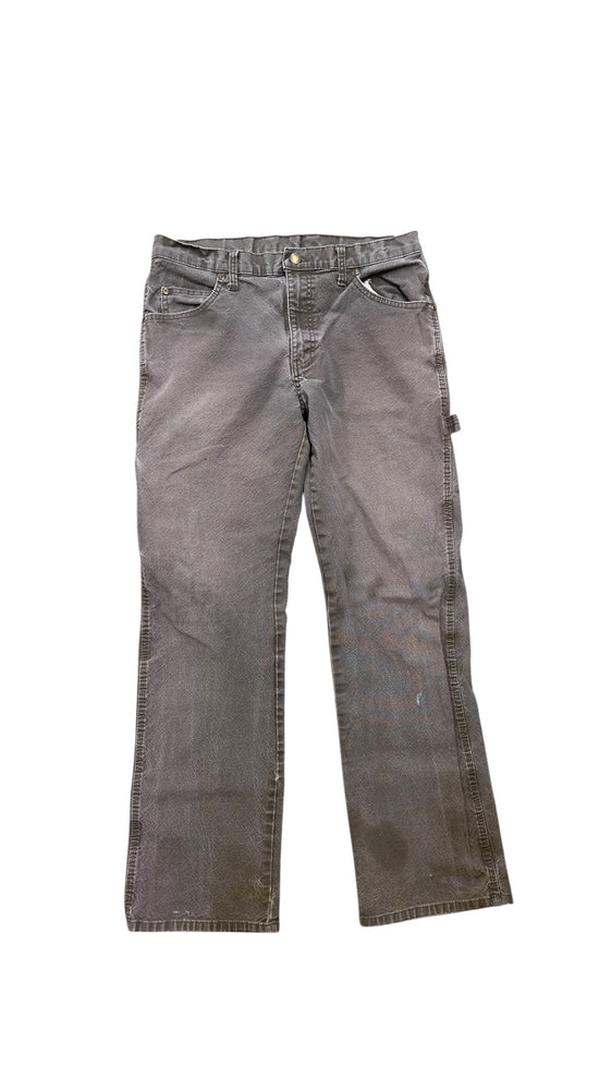 VTG Dickies Grey Carpenter Pants Sz 33x32