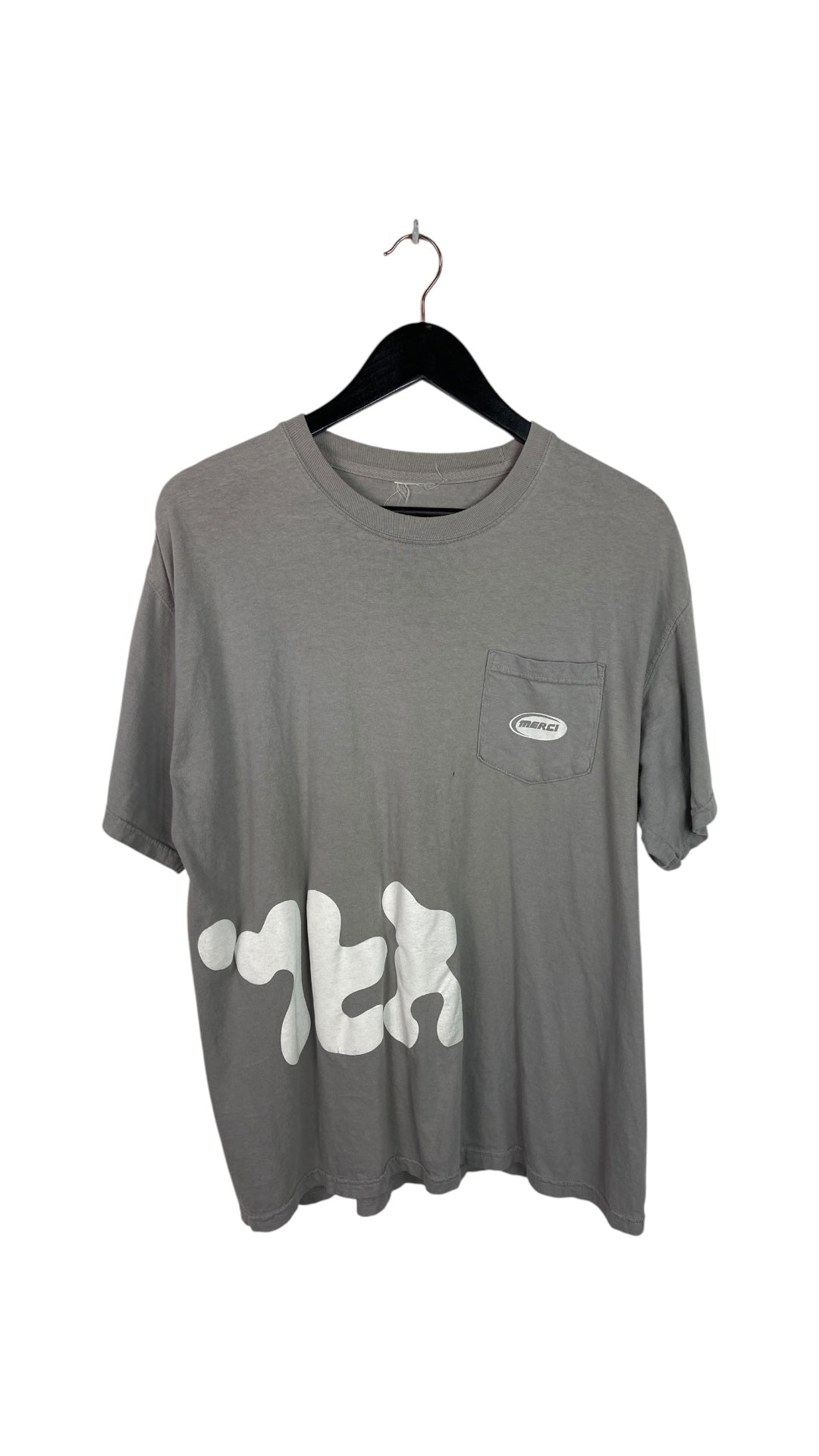 Merci Beaucoup Custom Grey Tee Sz L