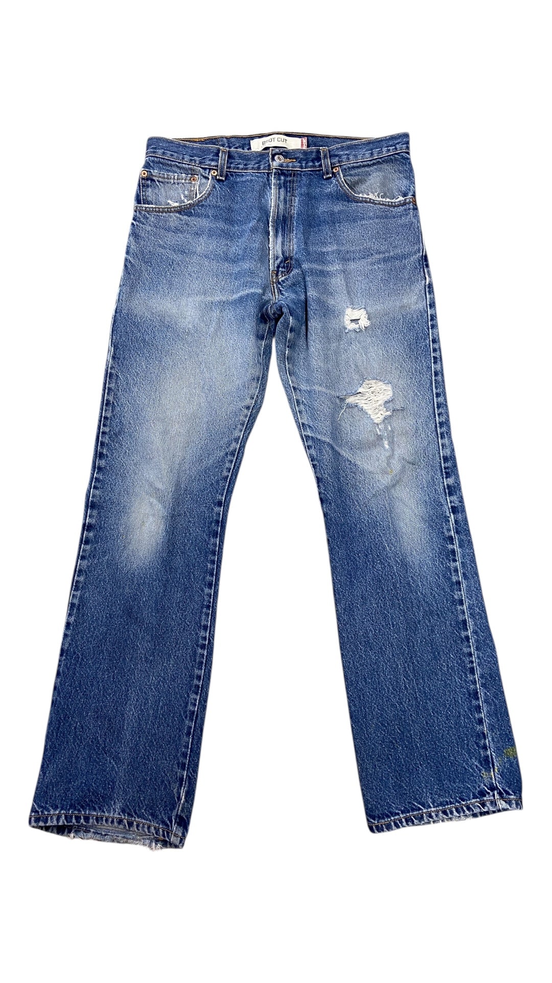 Levis 517 Boot Cut Denim Jeans Sz 35x34