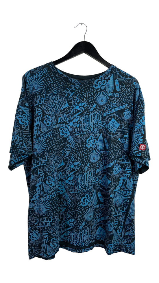 Y2K Element Logo Splash Tee Sz XL