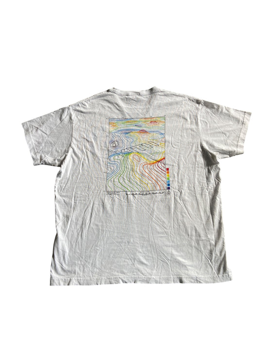 Kith Weather Map Tee Sz 2XL/3XL