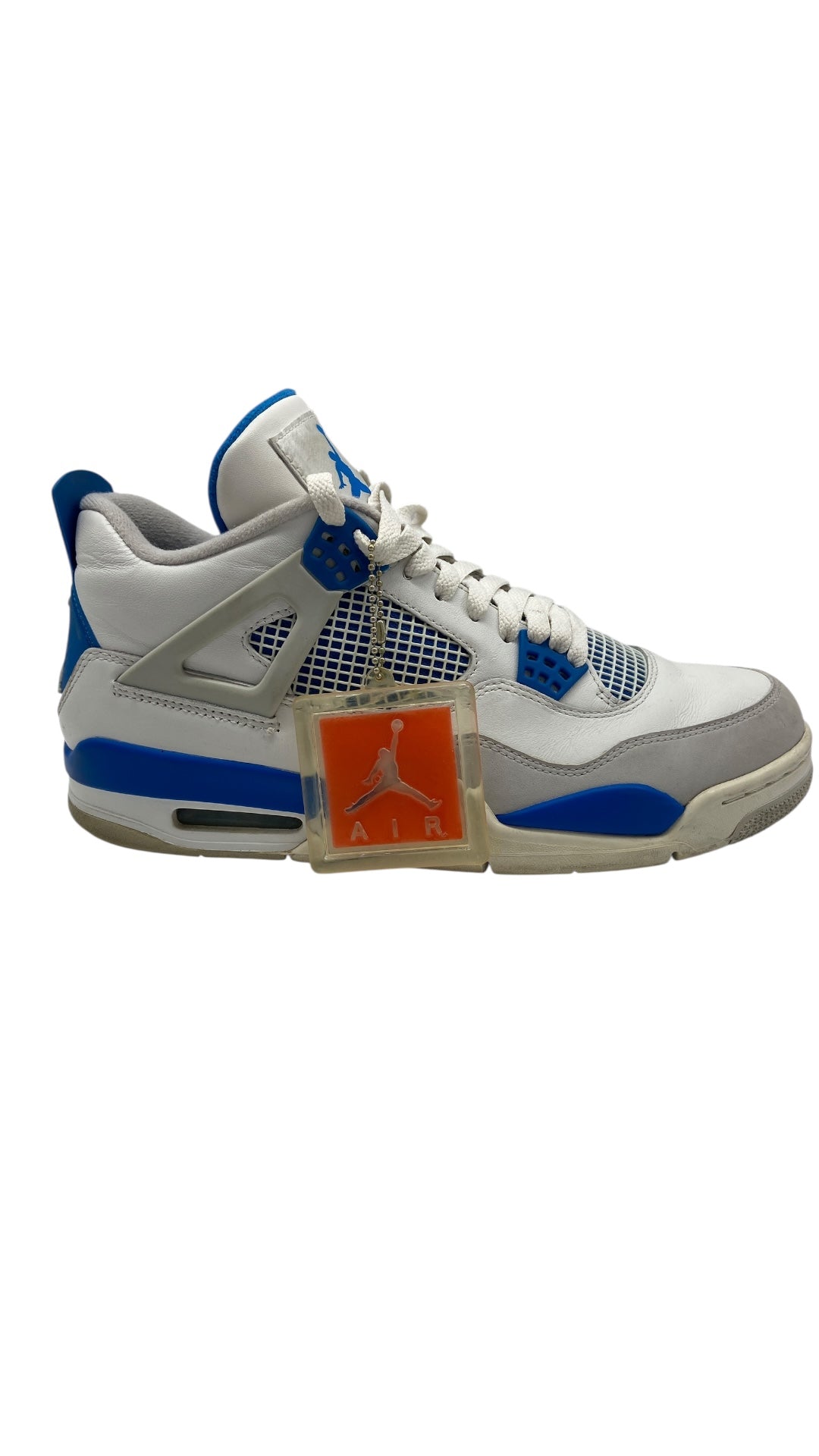 Preowned 2012 Air Jordan 4 Retro 'Military Blue' Sz 10M/11.5W