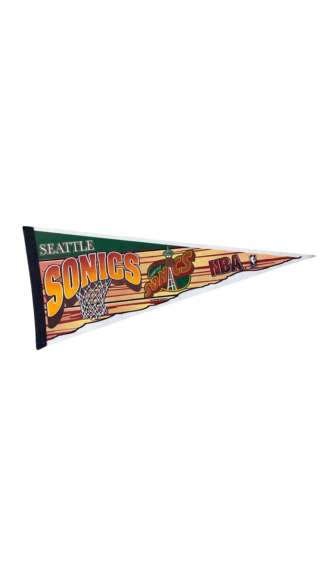 Seattle Sonics NBA Pennant Sz 12x29