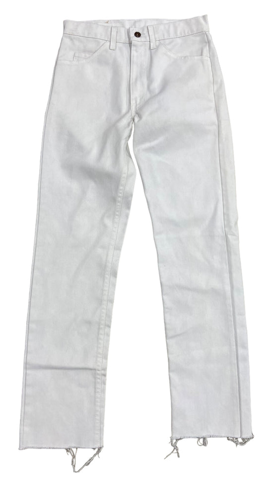 Vtg Levi's White Tab White Jeans Sz 30x34