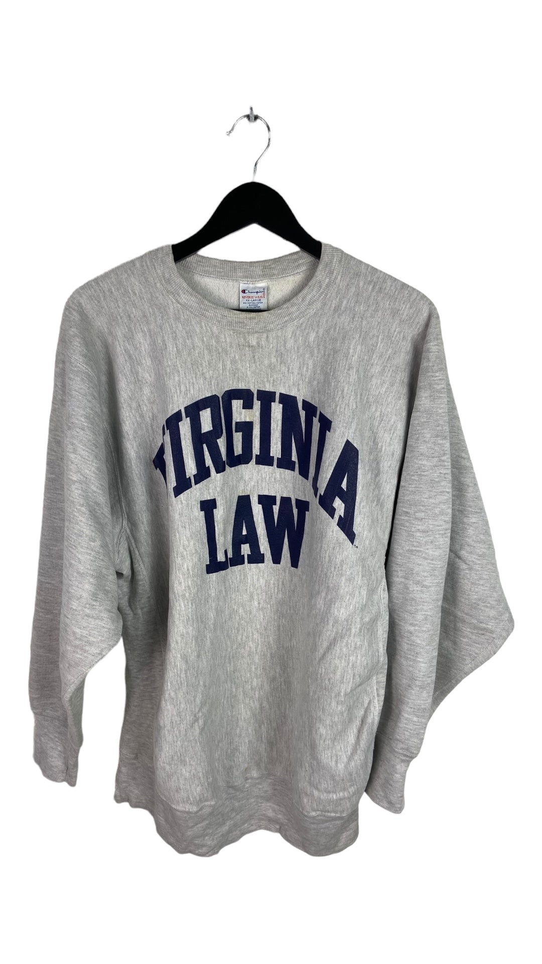 VTG Virginia Law Champion Reverse Weave Sweater Sz XL