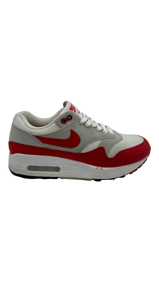 Preowned Nike Air Max 1 Anniversary Red Sz 6.5M/8W 908375-103