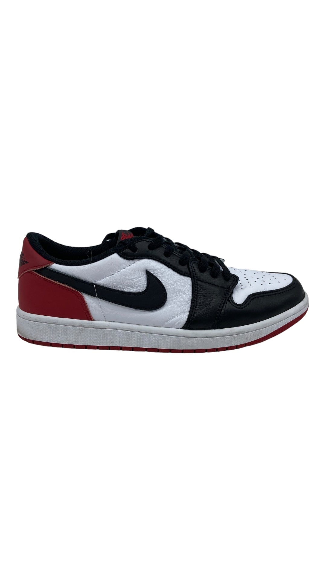 Air Jordan 1 Low OG Black Toe Sz 11M/12.5W