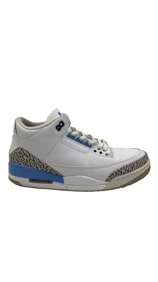 Preowned Jordan 3 Retro UNC (2020) Sz 9.5M/11W  CT8532-104