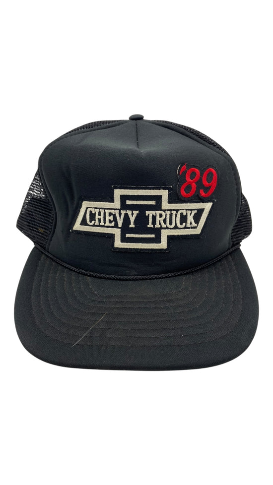 VTG Chevy Truck 89 Black Trucker Hat