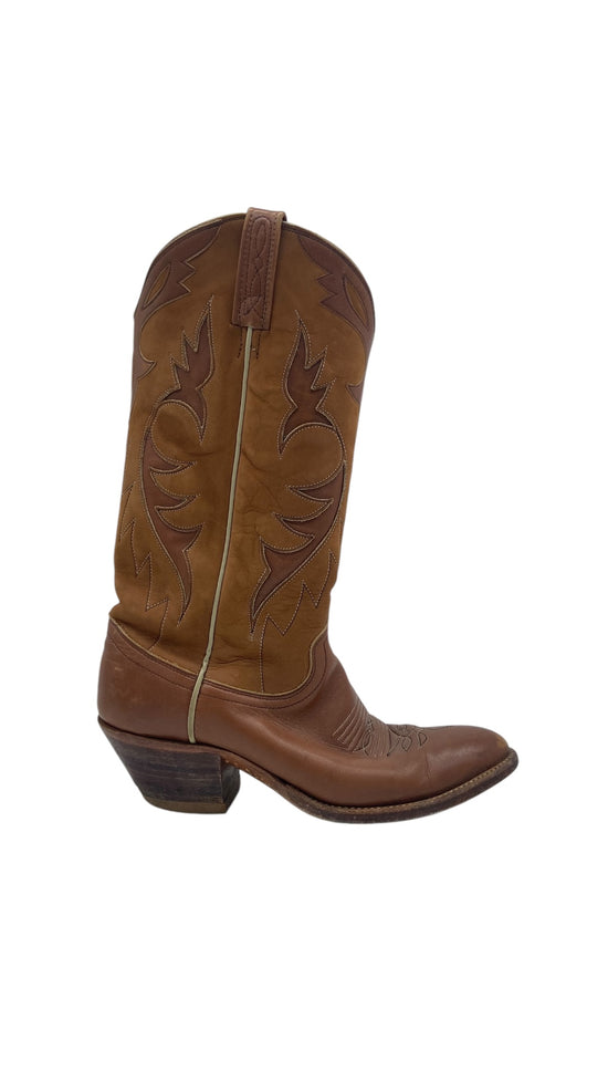 Brown Dan Post Cowboy Boots Sz 7.5