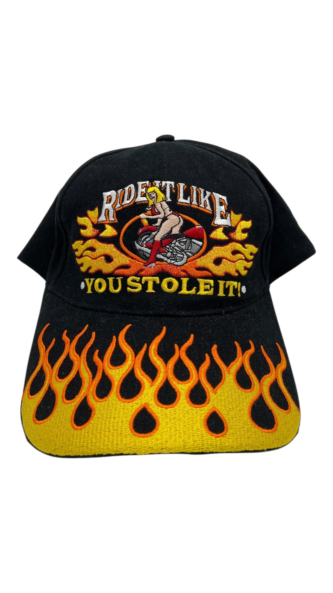 VTG Ride It Like You Stole It Flame Hat