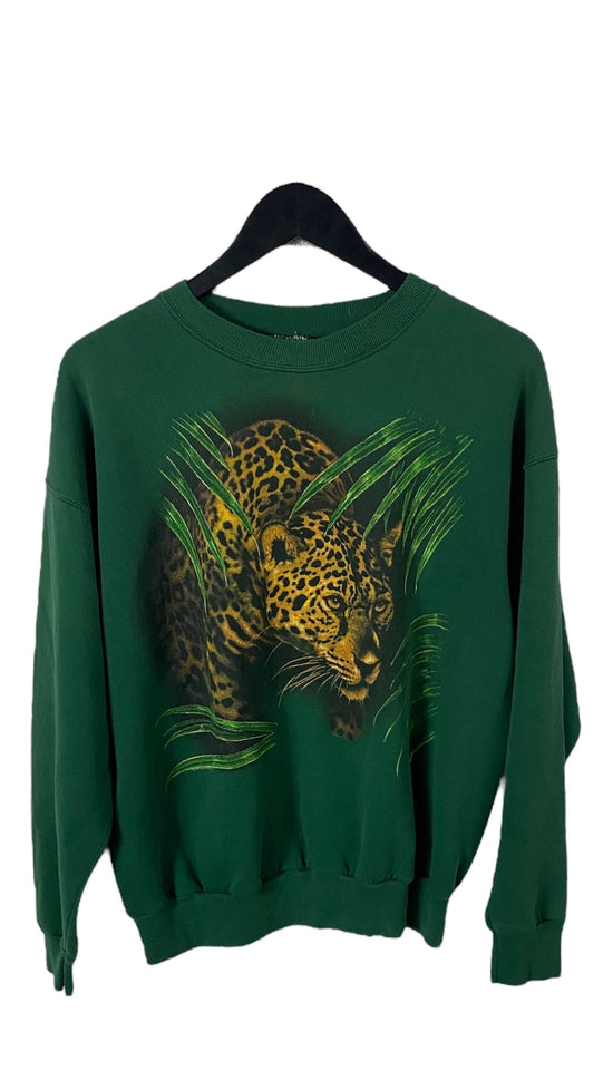 VTG Jaguar Printed Crewneck Sweater Sz L