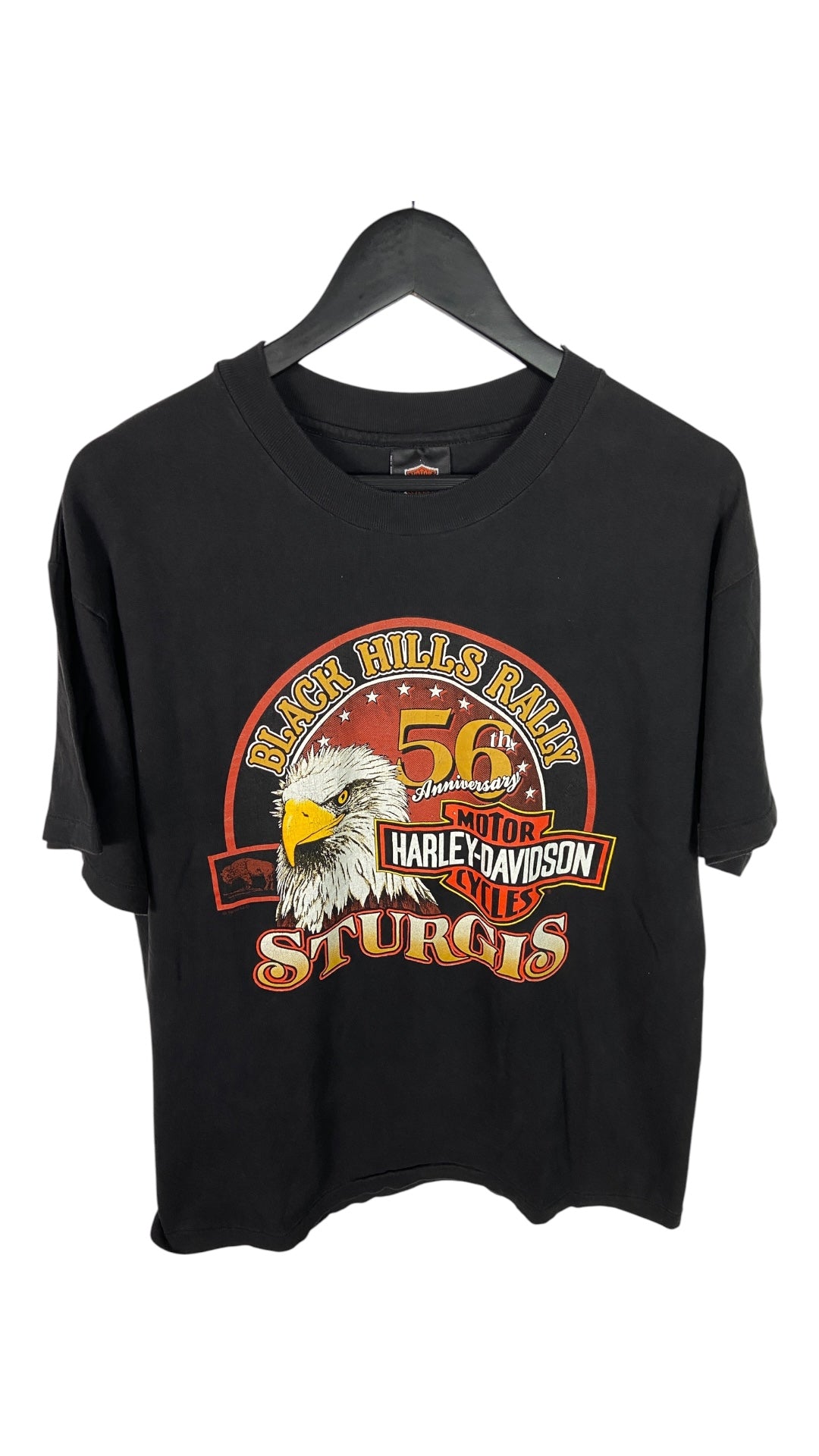 VTG Harley Davidson Sturgis Black Hills 56th Rally Tee Sz Large