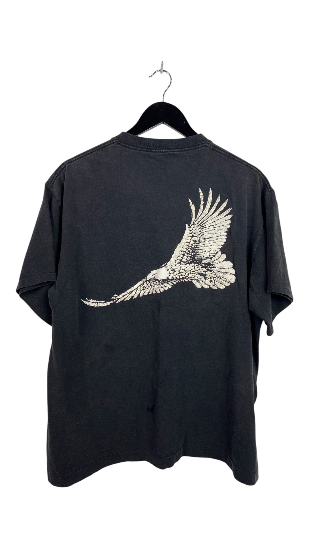 VTG Winston Eagle Faded Pocket Tee Sz L/XL