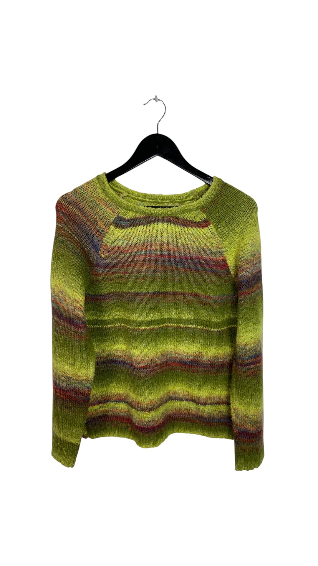 VTG Multicolor Striped Knitted Sweater Sz M