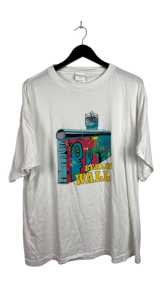 VTG Berlin Wall Art Tee Sz XL