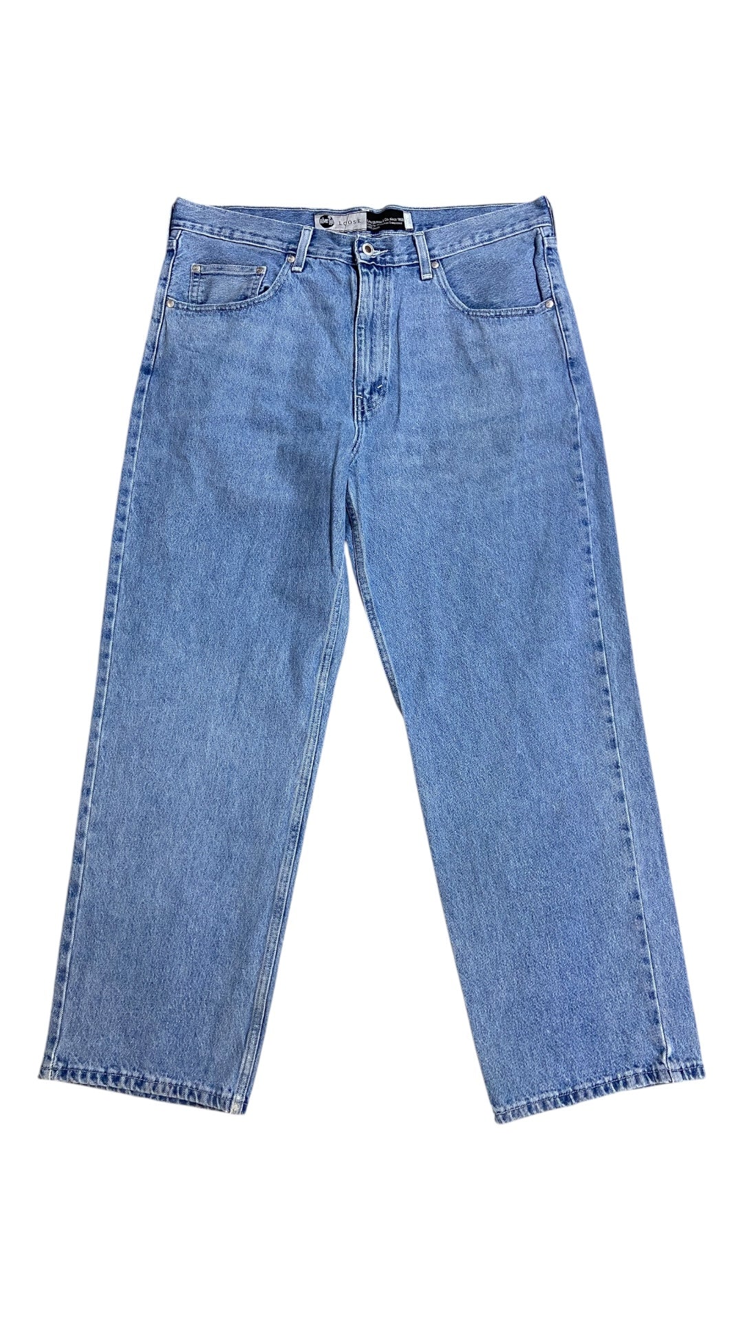 Y2K Levi’s Silvertab Loose Light Wash Denim Jeans Sz 40x31
