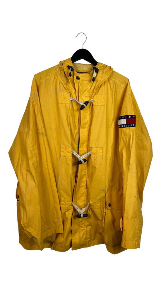 VTG Tommy Hilfiger Fireman Rain Jacket Sz L