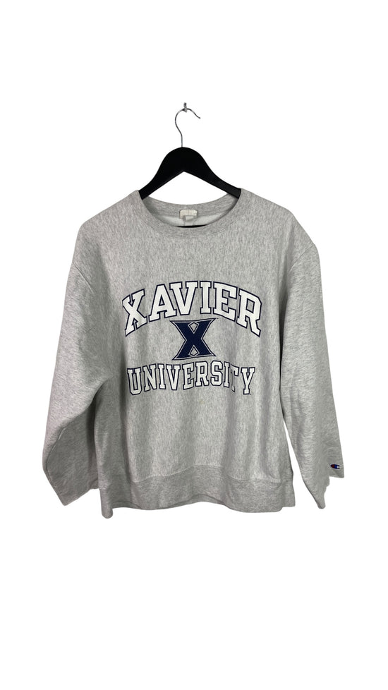 VTG Xavier University Sweater Sz L