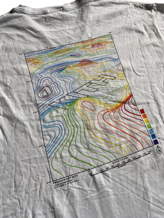 Kith Weather Map Tee Sz 2XL/3XL