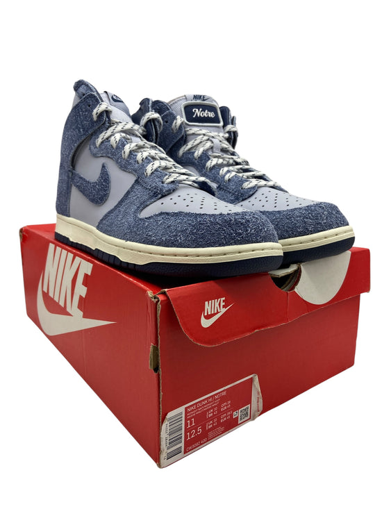 Preowned Nike Dunk High AB Notre Midnight Navy Sz 11M/12.5W