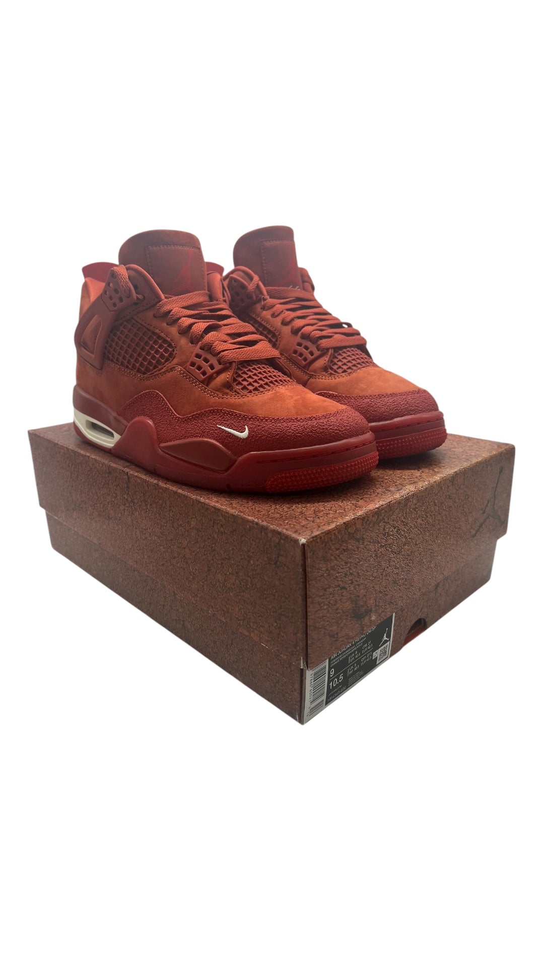 Preowned Air Jordan 4 SP Nigel Sylvester "Brick by Brick" Sz 9M/10.5W