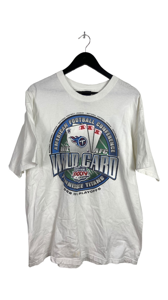 VTG Tennessee Titans Wild Card AFC Tee Sz XL