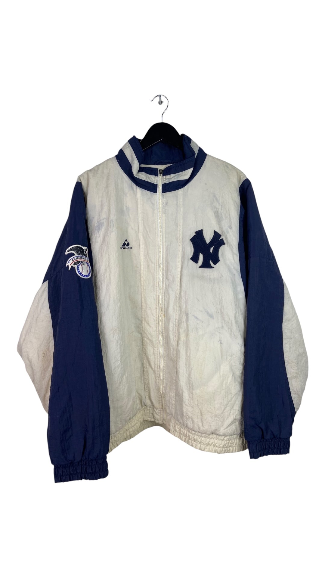 VTG New York Yankees Apex One Puffer Jacket Sz XL/2XL