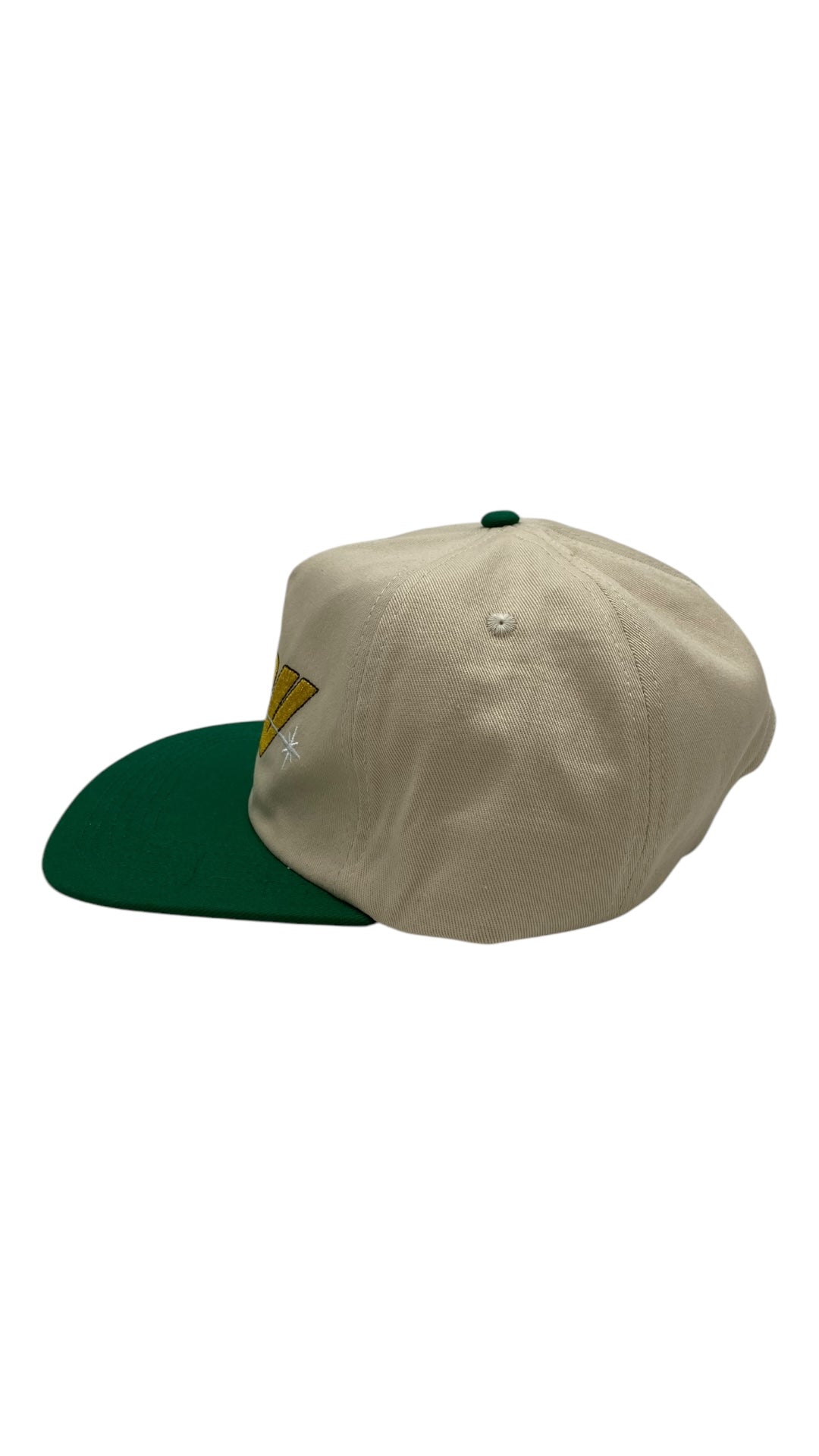 MCV Basic Ass Strapback Cap Cream/Green