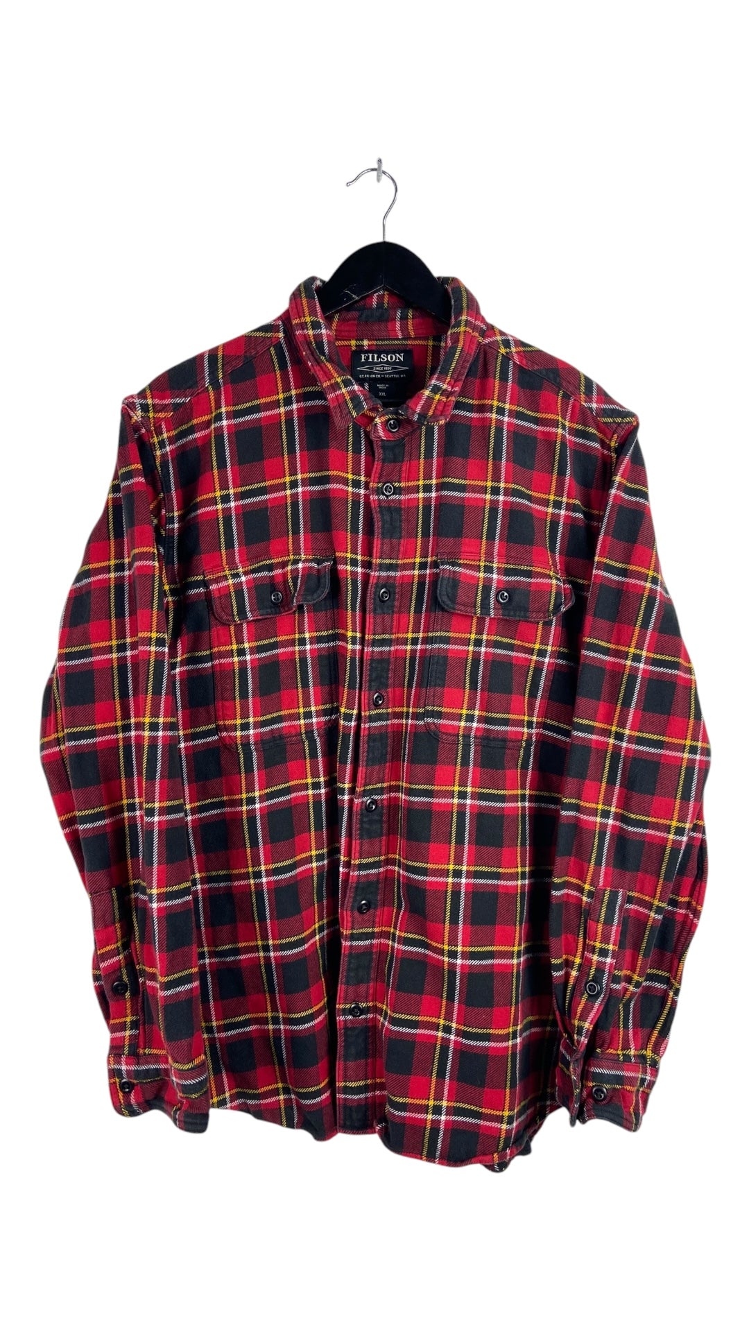 Y2K Filson Heavy Plaid Button Up Sz XXL