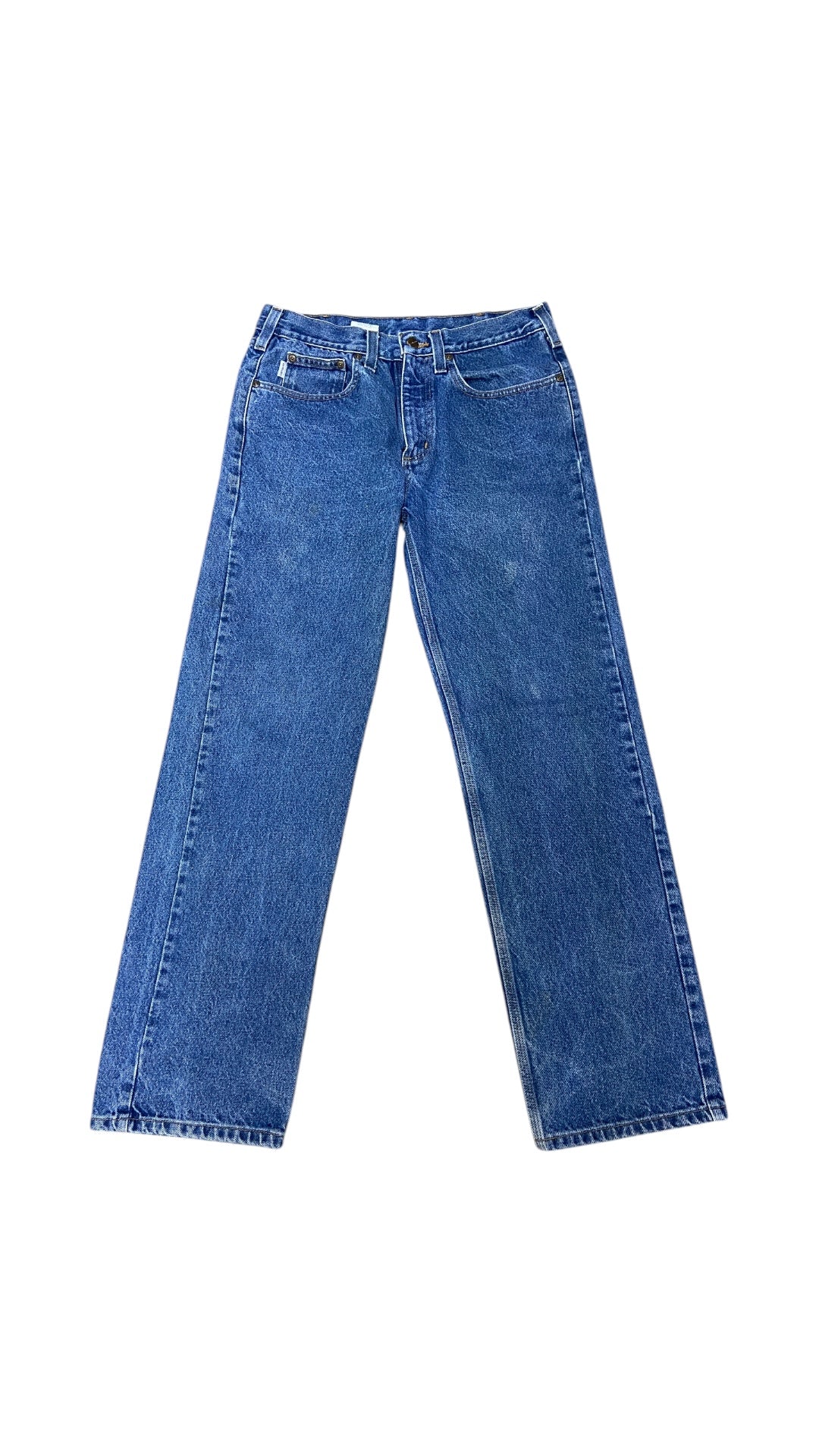 Carhartt Blue Denim Straight Leg Jeans Sz 32x32
