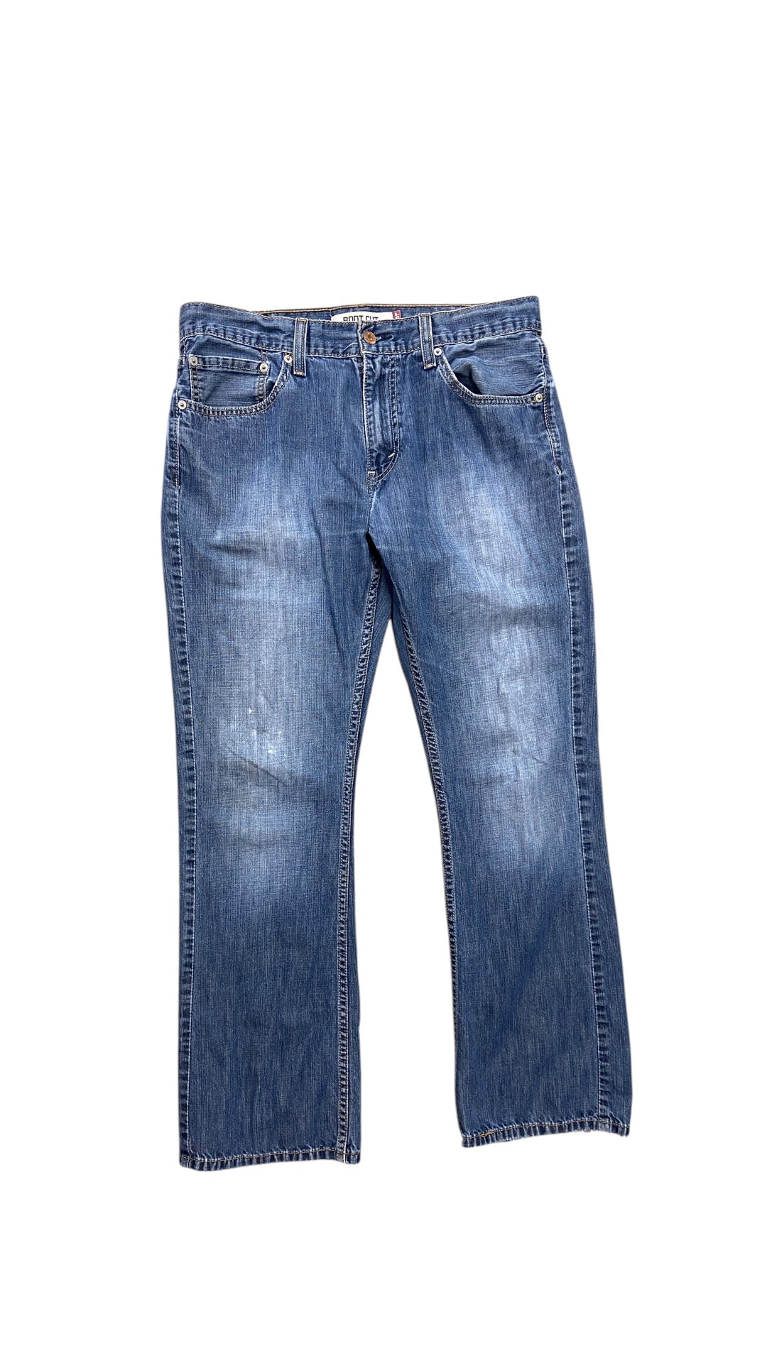 VTG Levi's 527 Bootcut Blue Denim Jeans Sz 34x32